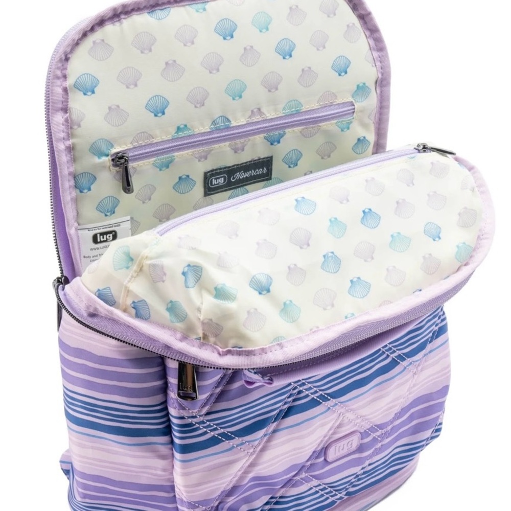 Lug Hovercar Backpack NWT Loves Waves Purple - Picture 5 of 7